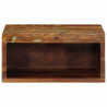 Mueble de TV de pared madera maciza reciclada 40x30x19 cm 4