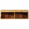 Mueble de TV de pared madera maciza de acacia 60x30x19 cm 4