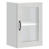 Armario de pared para cocina puerta cristal Porto gris hormigón 2