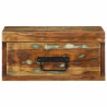 Mesita de noche de pared madera maciza reciclada 5