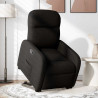 Sillón reclinable elevable tela negro 2