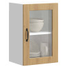 Armario pared para cocina puerta cristal Porto roble artesanal 1