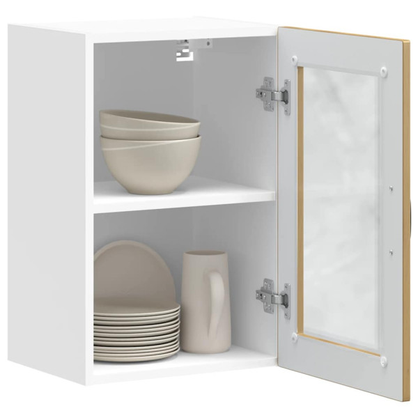 Armario pared para cocina puerta cristal Porto roble artesanal M 5