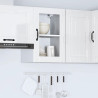 Armario pared para cocina puerta cristal Porto blanco brillante 4
