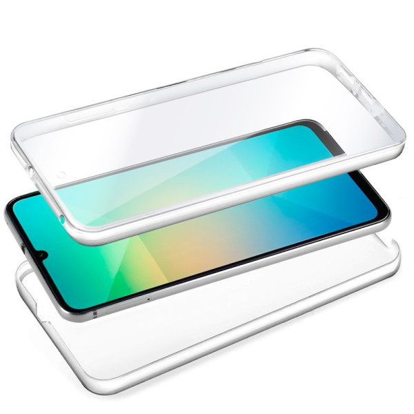 Funda COOL Silicona 3D para  Samsung A065 Galaxy A06 (Transparente Frontal + Trasera) M 2