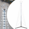 LED Árvore de Natal 363 LEDs Branco Frio 182 cm 2