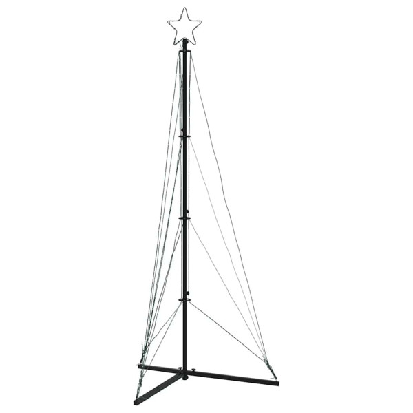 LED Árvore de Natal 363 LEDs Branco Frio 182 cm M 4