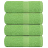 Toalhas de rosto 4 peças FROGN Verde-maçã 30x30 cm 100% algodão 1