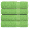Toalhas banho 4 pcs 100x150 cm 360 gsm 100% algodão verde maça 1