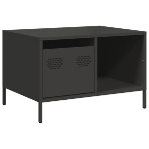 Mesa de centro acero laminado en frío negro 68.5x50x43.5 cm H