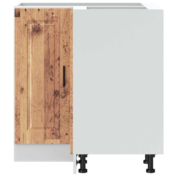 Mueble bajo esquina de cocina porto madera reconstituida M 5