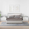 Mesas de cabeceira com gaveta 2 pcs 51x31x47 cm branco 3
