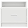Mesas de cabeceira com gaveta 2 pcs 51x31x47 cm branco 4
