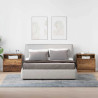 Mesas de cabeceira com gaveta 2 pcs 51x31x47 cm madeira velha 3