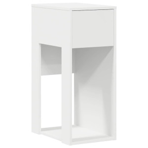 Suporte torre de computador com gaveta 30x44x74 cm branco H