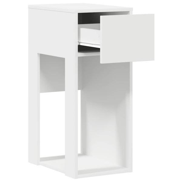 Suporte torre de computador com gaveta 30x44x74 cm branco M 4