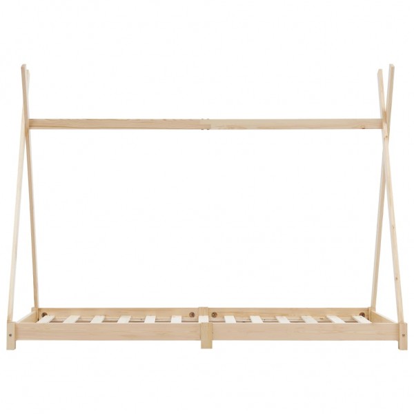 Estrutura de cama p/ crianças 70x140 cm madeira de pinho maciça M 3