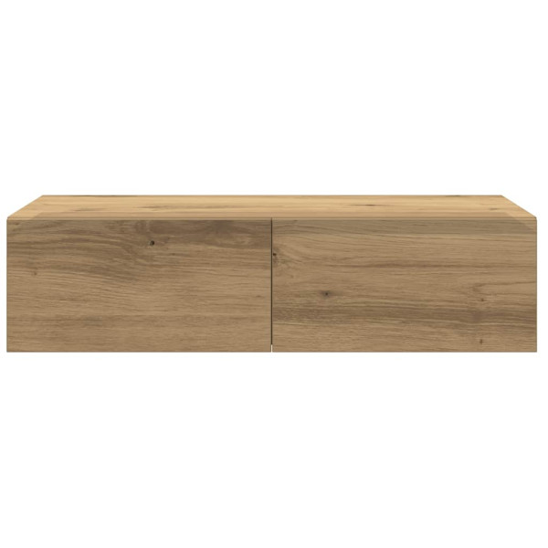 Estante de pared cajones madera contrachapada roble artesanal M 4