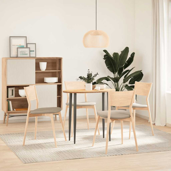 Tampo de mesa 80x40x2 cm madeira de carvalho maciça oval M 3