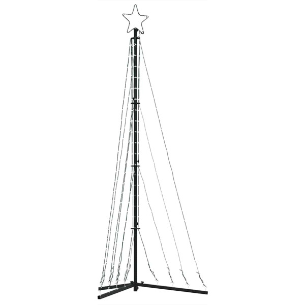 LED Árvore de Natal 339 LEDs Branco Quente 182 cm M 4