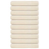 Toalhas Sauna 10 uds 100% algodão creme 80x200 cm 360 gsm 1