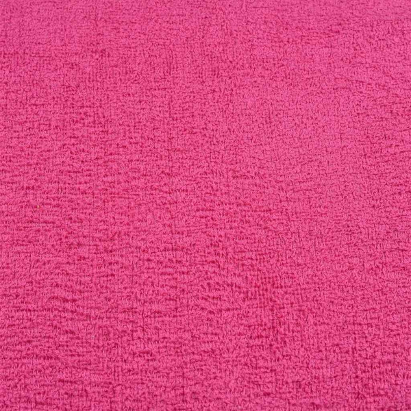 Toalhas de sauna 4 uds 100% algodão rosa 80x200 cm 360 gsm M 5