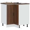 Mueble bajo esquina de cocina porto madera reconstituida 1