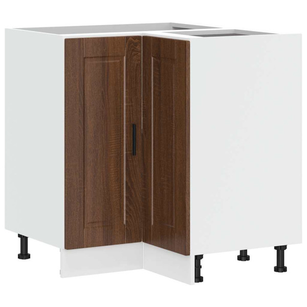 Mueble bajo esquina de cocina porto madera reconstituida M 2