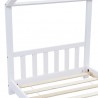 Estructura de cama infantil madera maciza pino blanco 70x140 cm 5