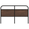 Cabeceira de cama 160cm derivados madeira/aço carvalho castanho 3