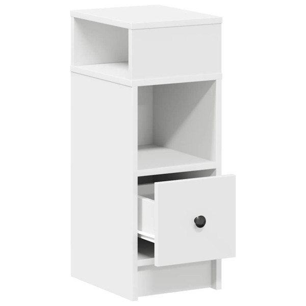 Mesa de cabeceira com gaveta 25x31x66 cm branco M 5