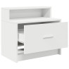 Mesa de cabeceira com gaveta 51x31x47 cm branco 5