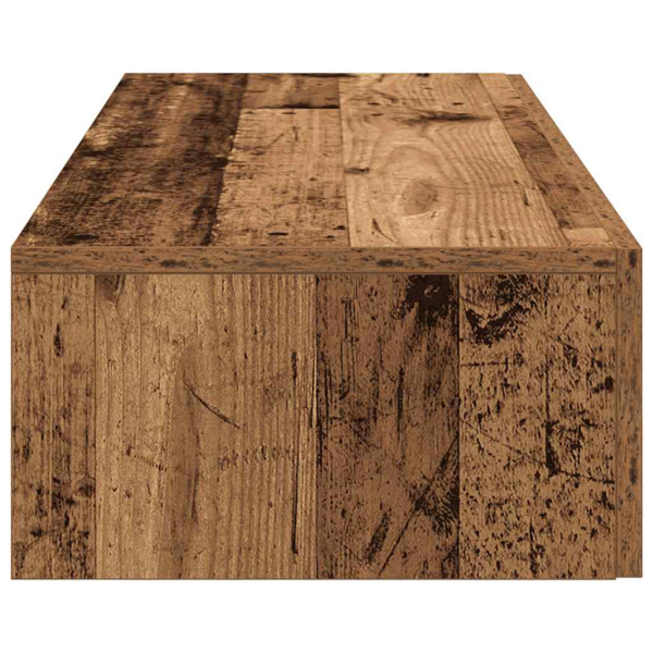 Estante de pared con cajones madera contrachapada madera vieja M 5