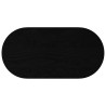 Tampo de mesa 80x40x4 cm carvalho maciça oval castanho-escuro 2