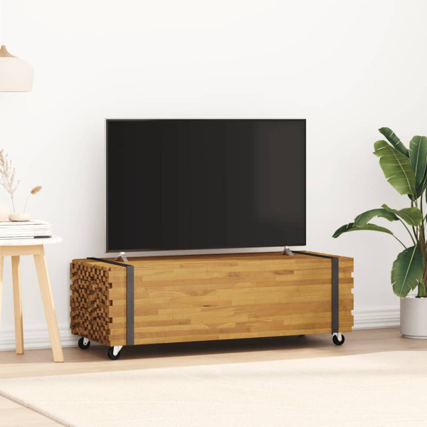 Mesa de centro 110x45x35 cm madeira maciça teca M 3