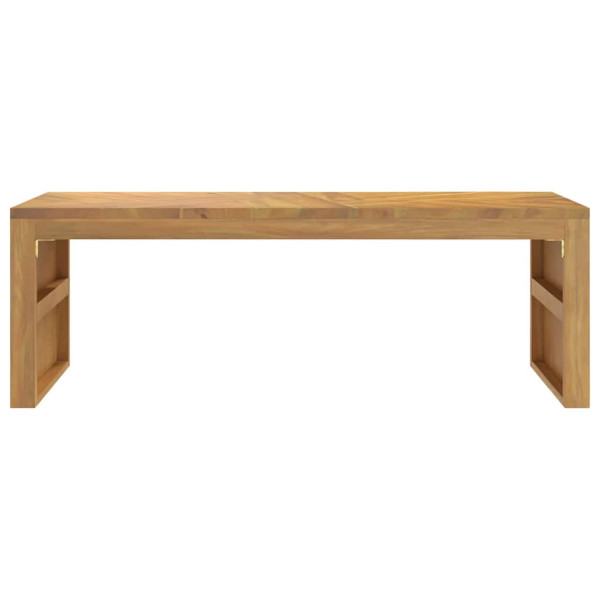 Mesa de centro madera maciza de teca 110x35x38 cm M 5