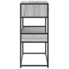 Mesa consola madera de ingeniería gris Sonoma 90x35x80 cm 5