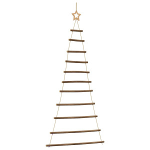 Árvore de Natal com estrela superior 74x150 cm Ramo natural H