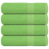 Toallas de Ducha 4 uds Verde Manzana 70x140 cm 360 gsm 1