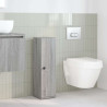Mueble de baño con portarrollos gris Sonoma 20.5x22x72 cm 3