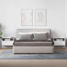 Mesas de cabeceira de parede 2 pcs 45x26x28.5 cm branco 3