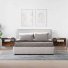 Mesitas de noche de pared 2uds color roble ahumado 45x26x28.5cm 3