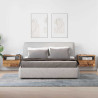 Mesas de cabeceira parede 2 pcs 45x26x28.5 cm cor madeira velha 3