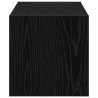 Zapatero apilable roble negro 60x30x30.5 cm 5