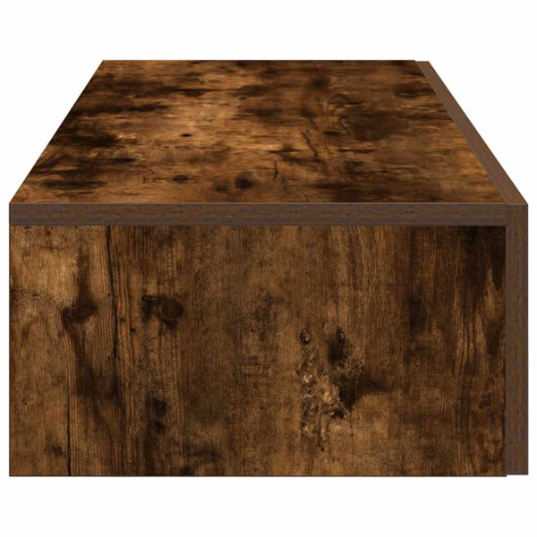 Estante de pared con cajones de madera contrachapada blanco M 5