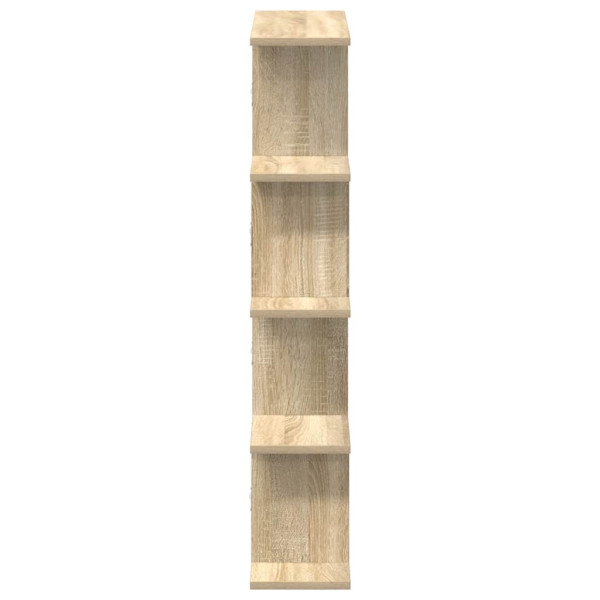 Estante cubo de pared 12 compartimentos madera roble sonoma M 5