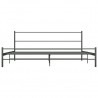 Estrutura de cama 180x200 cm metal cinzento 3