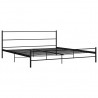 Estrutura de cama 180x200 cm metal preto 2