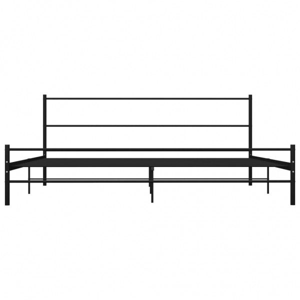 Estructura de cama de metal negro 180x200 cm M 3