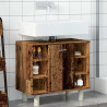 Armario de baño madera contrachapada envejecida 60x32x53.5 cm 3